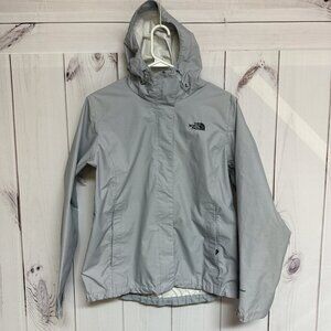 The North Face Resolve 2 Women’s Large Gray DryVent Rain Jacket EUC